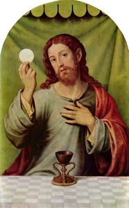 Christ institutes the Eucharist
