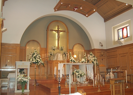 Exposition of the Blessed Sacrament, St. Kentigern's Church, Manchester, UK