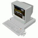 Computer and Monitor.