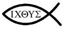 Icthus (Fish) Symbol of Christianity