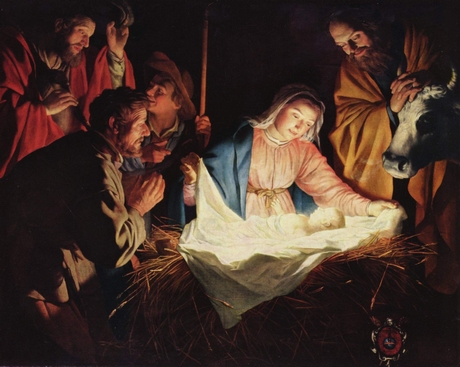 The Nativity, by Gerard van Honthorst